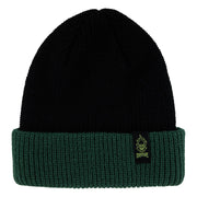 Creature - Bonehead Long Beanie - Black / Green