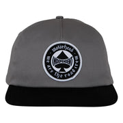 Independent - Motorhead Spade Snapback Hat - Charcoal / Black