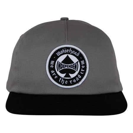 Independent - Motorhead Spade Snapback Hat - Charcoal / Black