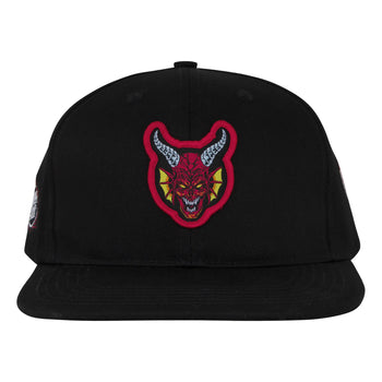 Santa Cruz x Stranger Things - Hellfire Club Snapback Hat - Black