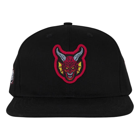 Santa Cruz x Stranger Things - Hellfire Club Snapback Hat - Black