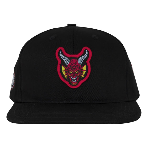 Santa Cruz x Stranger Things - Hellfire Club Snapback Hat - Black