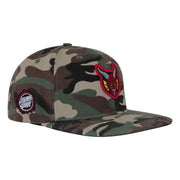 Santa Cruz x Stranger Things - Hellfire Club Snapback Hat - Camo