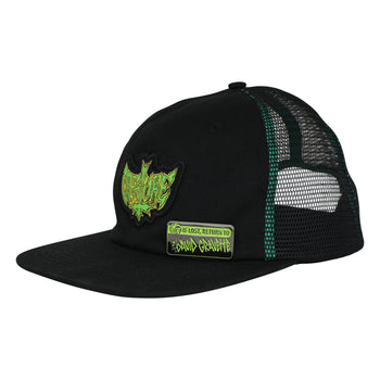 Creature - Gravette Hippie Skulls 20th Snapback Hat - Black