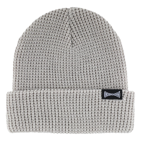 Independent - Built To Grind Waffle Beanie - Lt Grey