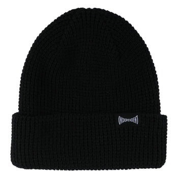 Independent - Built To Grind Waffle Beanie - Black - Board Of Missoula
