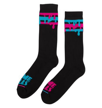 Slime Balls - Drip Strip Crew Socks