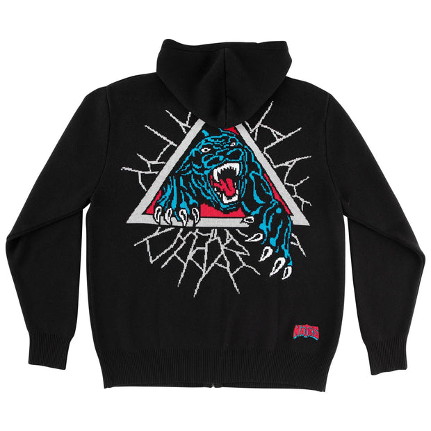 Santa Cruz - Natas Panther Zip Hoodie - Black