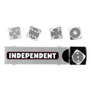 Independent - Bar Logo Dice Set - Silver