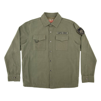Santa Cruz x Stranger Things - Crawl Utility Jacket - Army