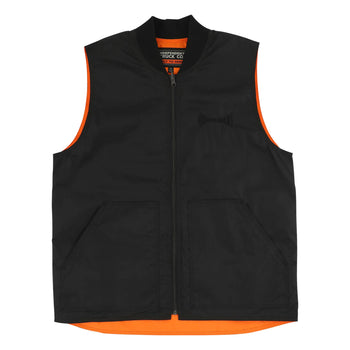 Independent - Built To Grind Reversible Work Vest - Black / Orange - Board Of Missoula