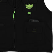 Creature - Gravette Cut & Tie Utility Fishing Vest - Black