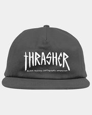 Thrasher x Toy Machine - Scratch Hat - Charcoal