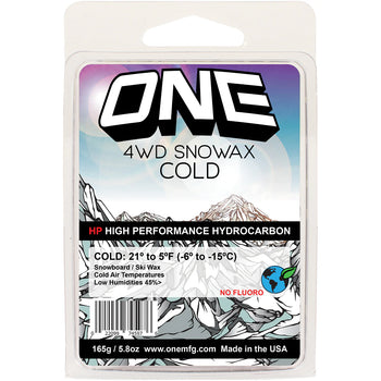 One Ball Jay - 4WD Cold Snowboard Wax - 165g
