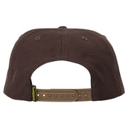 Antihero - Lil Pigeon Snapback Hat - Dark Brown / Yellow