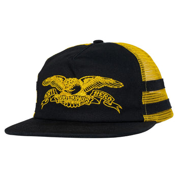 Antihero - Basic Eagle Hat - Black / Yellow - Board Of Missoula