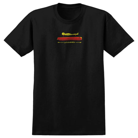 Krooked - Koffin T-Shirt - Black / Yellow / Red