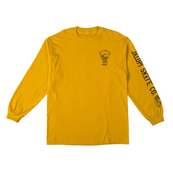 Antihero - Jalopi Ripoff Long Sleeve T-Shirt - Gold / Black