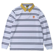 Krooked - Sunheart Rugby Shirt - White / Navy
