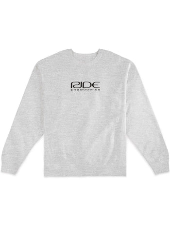 Ride - Zero Logo Crew Sweatshirt - Heather Grey