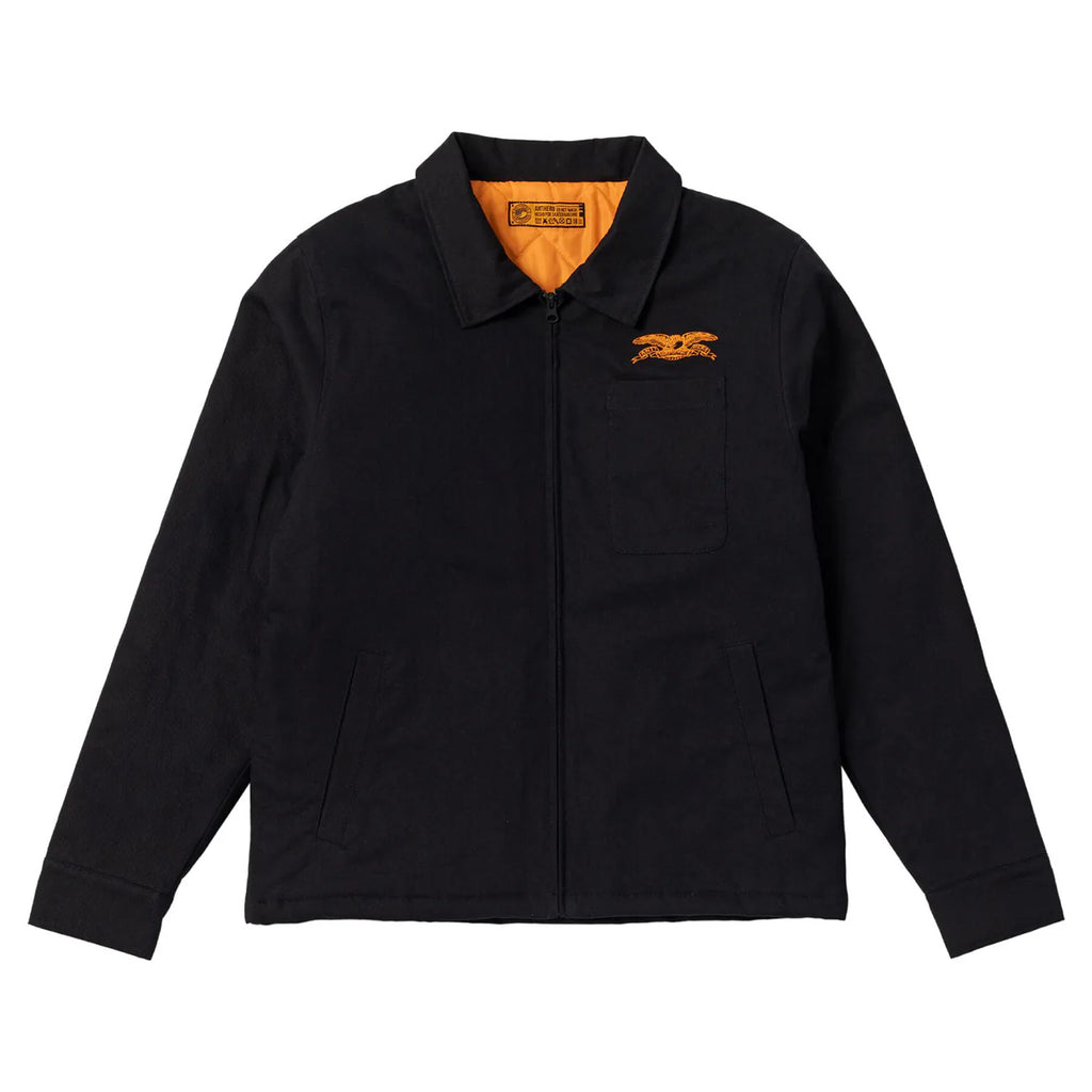 ANTI HERO ブラック/オレンジ ナイロン ジャケット XL Antihero - Basic Eagle Stash Jacket - Black / Orange – Board Of