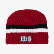 1910 - Broken Straight Beanie - Red