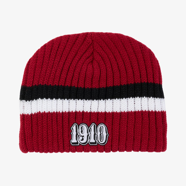 1910 - Broken Straight Beanie - Red