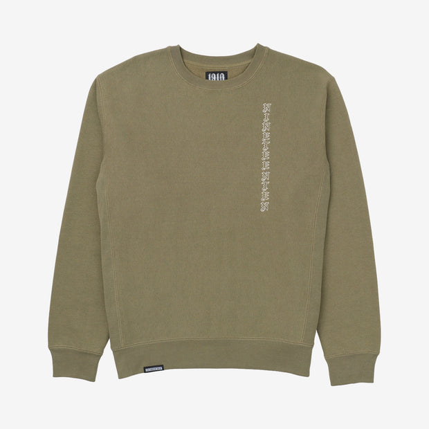 1910 - Age Of Winters Crew Fleece - Olive