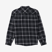 1910 - Burslem Flannel Button Up Shirt - Charcoal