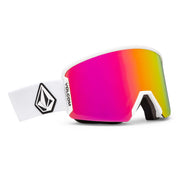 Volcom - Garden 2 Goggles Matte White / Pink Chrome + BL Yellow