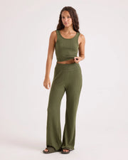 Volcom - Sun Lounge Bra Tank - Olive