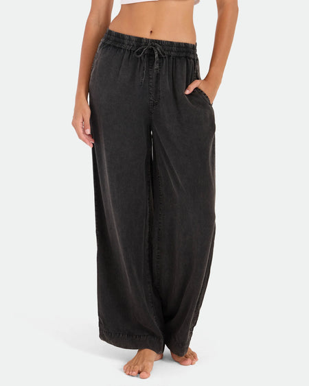 Volcom - Washed Up Twill Pants - Vintage Black - Board Of Missoula