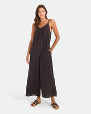Volcom - Ruffle Up Romper - Vintage Black