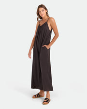 Volcom - Ruffle Up Romper - Vintage Black