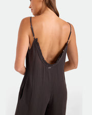 Volcom - Ruffle Up Romper - Vintage Black