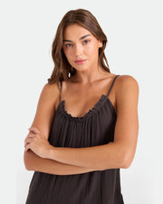 Volcom - Ruffle Up Romper - Vintage Black
