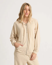 Volcom - Lil Frenchie Zip Hoodie - Oatmeal