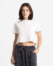 Volcom - Butterfly Ring Pocket Dial T-Shirt - Marshmallow