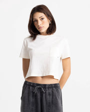 Volcom - Butterfly Ring Pocket Dial T-Shirt - Marshmallow