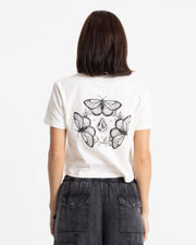 Volcom - Butterfly Ring Pocket Dial T-Shirt - Marshmallow