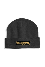 Slappy - OG Logo Roll Up Beanie - Black