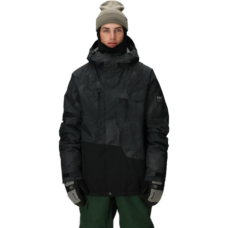 686 - Geo Insulated Jacket - Black Hemisphere - Board Of Missoula