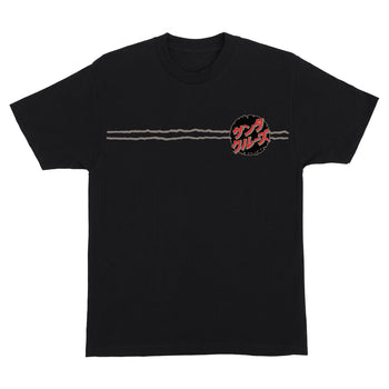 Godzilla x Santa Cruz - Destroyer Stripes T - Shirt - Black