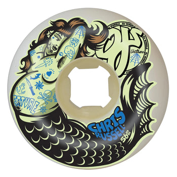 OJ Wheels - Russell Sexy Mermaid Double Duro 99a/95a - White