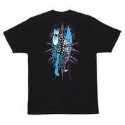 Creature - Meek Pinstripe Slasher Tee Shirt - Black