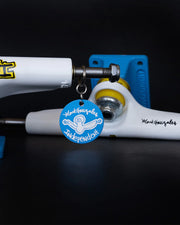 Independent - Stage 4 Pro Mark Gonzales Flat Standard Truck - White Blue