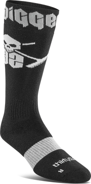 Thirty Two - Diggers Merino Sock 2024 - Black/White
