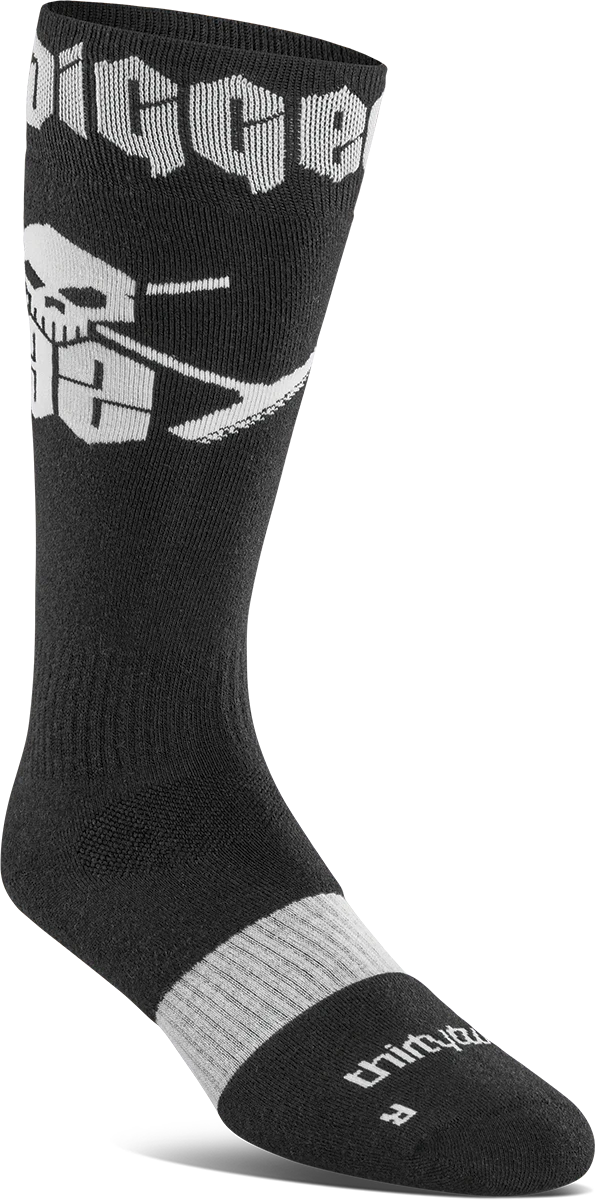 Thirty Two - Diggers Merino Sock 2024 - Black/White
