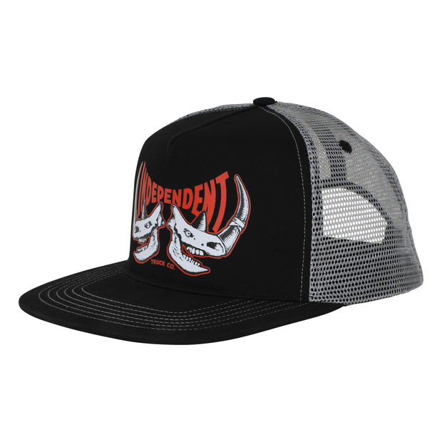 Independent - Rhino Mesh Trucker Hat - Black / Grey