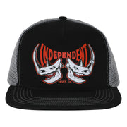 Independent - Rhino Mesh Trucker Hat - Black / Grey
